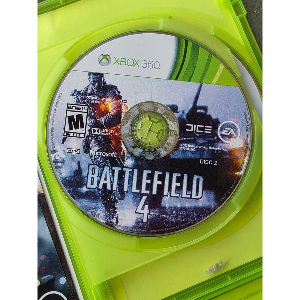 Xbox 360 Game Lot Battlefield 3 4‎ Medal of Honor Warfighter Call of Duty Ghosts